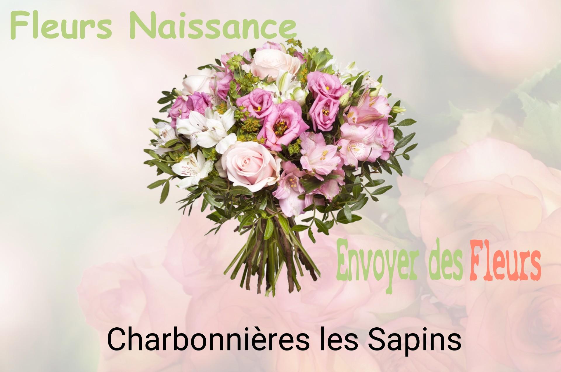 Bouquet de fleurs de naissance livré à Charbonnières-les-Sapins